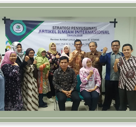 PKM Melalui Workshop: ''Strategi Penyusunan Artikel Ilmiah Internasional''